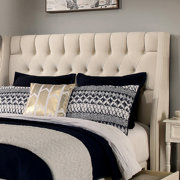 Darby Home Co Difranco Upholstered Wingback Headboard and Bench Wayfair